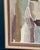Liisa Chaudhuri, Cubist Portrait, 1960s, Oil Painting on Canvas, Framed For Sale - Image 8 of 18