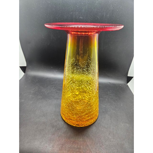 Contemporary Gorgeous Designs Amberina Vase