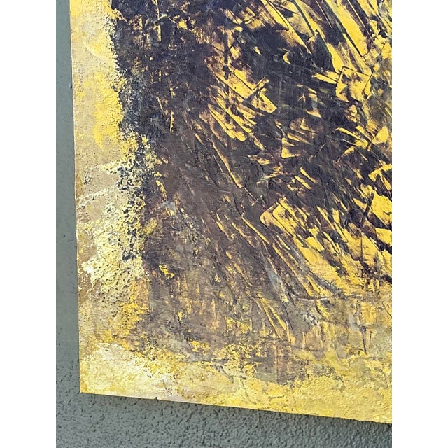Vintage Original Abstract Oil on Canvas For Sale In West Palm - Image 6 of 12