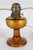 1930s 1930s Aladdin Amber Quilted Glass Hobnail Hurricane Vanity Oil Lamp For Sale - Image 5 of 12