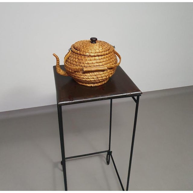 Wrought Iron Plant Stand or Side Table For Sale - Image 3 of 14