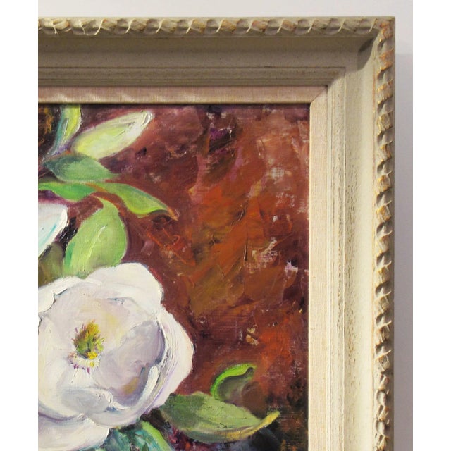 Jennie Thatcher Crawford, Flowers Still Life with Vase, Circa 1950 For Sale In San Francisco - Image 6 of 10