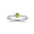 Professional Jewelry Description This elegant solitaire ring showcases a fresh and vibrant green gemstone, beautifully set...
