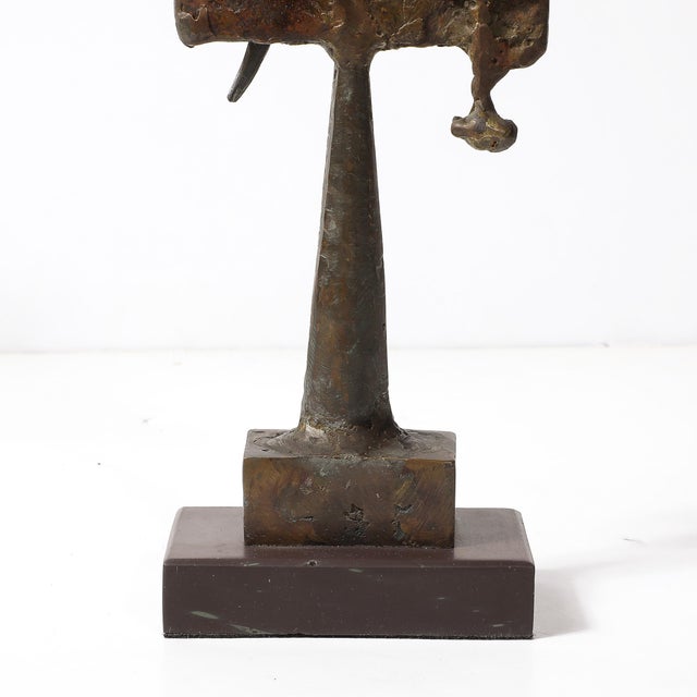 Brutalist Iron & Steel Sculpture Entitled "Reliquary" Signed Lindsey Decker For Sale - Image 9 of 17