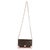 Pink Rose Ballerine Monogram Canvas Flore Chain Wallet For Sale - Image 8 of 9