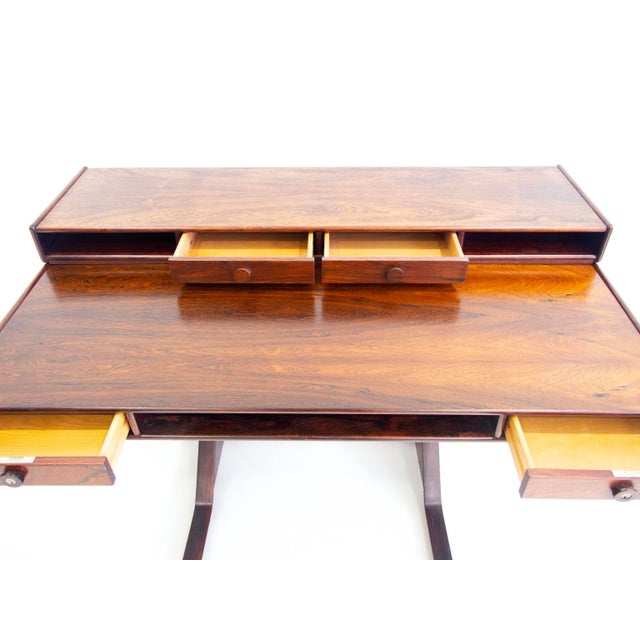 Wooden Desk with Storage Compartments by Gianfranco Frattini for Bernini, 1950s For Sale - Image 13 of 18