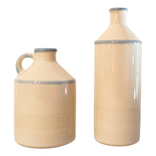 Jugs by Franco Bucci for Pesaro Workshop, Italy, 1970s, Set of 2 For Sale