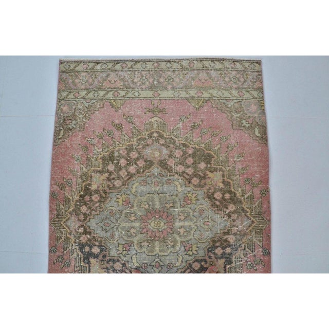Textile Vintage Wool Anatolian Carpet For Sale - Image 7 of 7