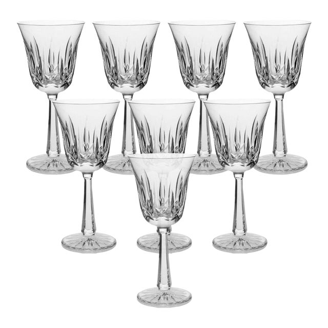 Waterford Ballyshannon Crystal Wine Goblets, Set of 8 For Sale
