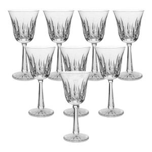 Waterford Ballyshannon Crystal Wine Goblets, Set of 8