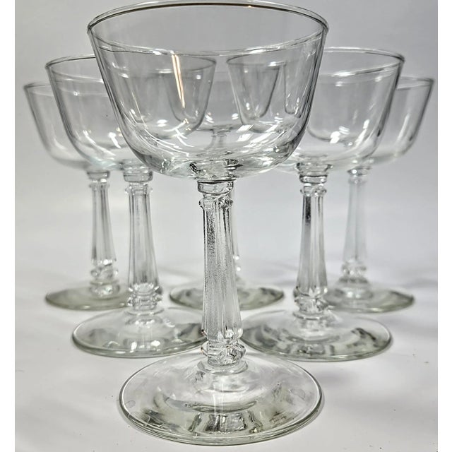 Mid-Century Cocktail Glasses- Set of 6 For Sale - Image 10 of 12