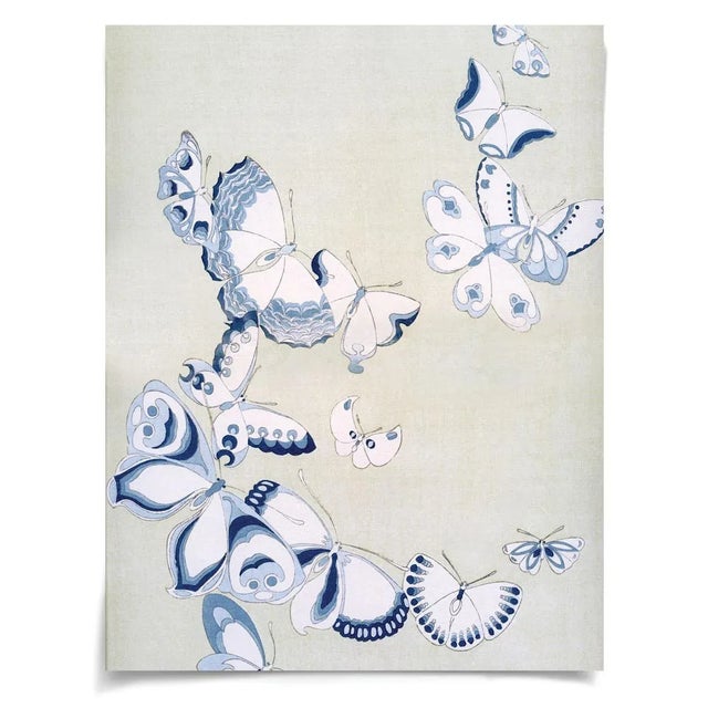 Contemporary Kono Butterflies 6, Unframed Artwork For Sale - Image 3 of 3