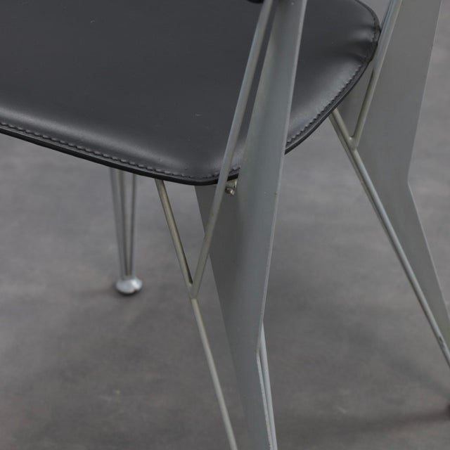 T38 Dining Chairs by Studio Archirivolto for Fasem, Italy, 1980s, Set of 4 For Sale - Image 9 of 10