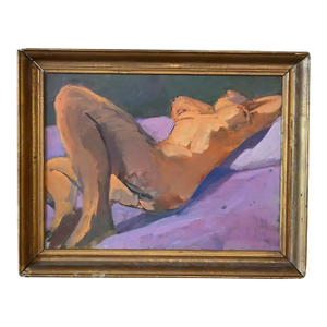 Reclining Nude Original Acrylic Painting on Canvas