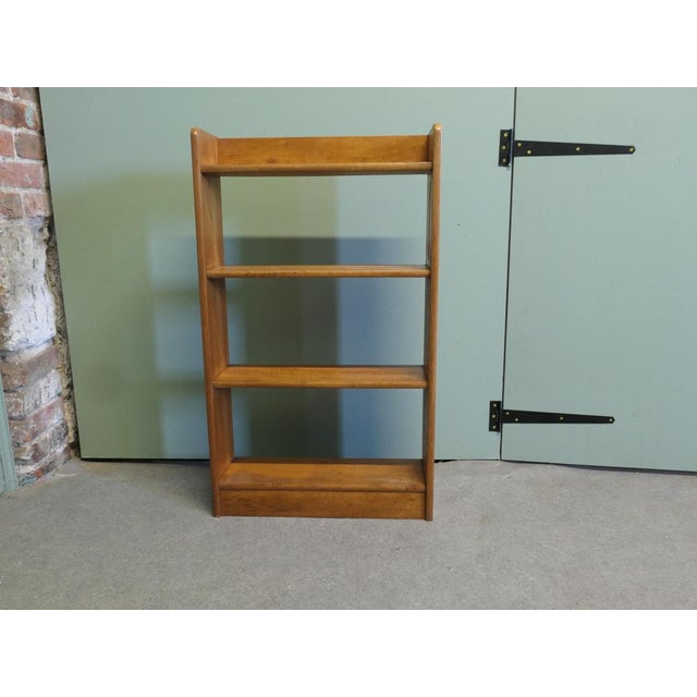 1930s Art Deco Open 4-Shelf Bookcase, 1930s For Sale - Image 5 of 8