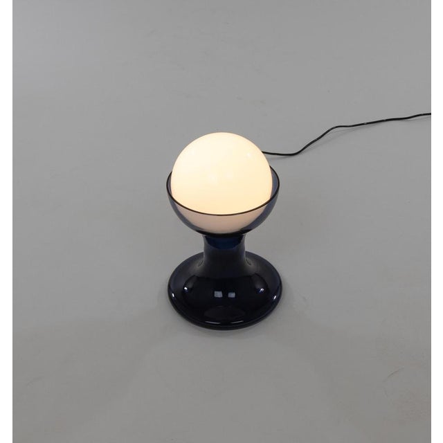 Blue Blue LT 215 Table Lamp by Carlo Nason for A.V. Mazzega, 1970s For Sale - Image 8 of 11