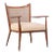 Paul McCobb for Directional Mid Century Walnut and Cane Lounge Chair For Sale