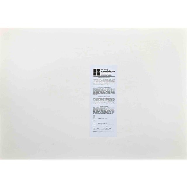 Abstract Composition is a lithograph realized by Antonio Sanfilippo in 1971. Hand-signed and dated in pencil on the lower...