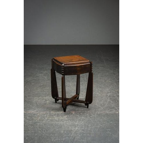 Amsterdam School Side Table by Christiaan Bartels For Sale - Image 9 of 10