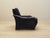 Italian Black Armchair, 1980s For Sale - Image 10 of 18