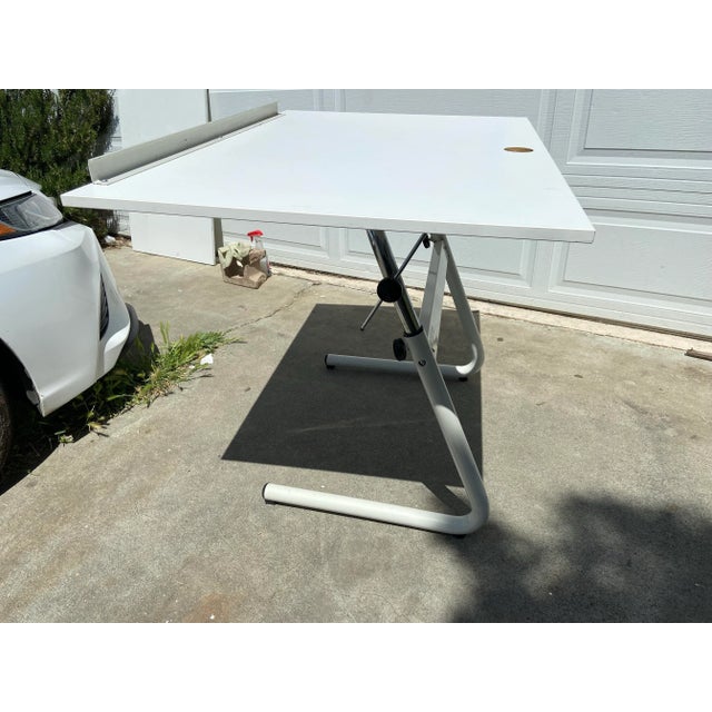 1990s 1990s Vintage Mid Century Modern Nanny Neolt Italy Drafting Table For Sale - Image 5 of 12