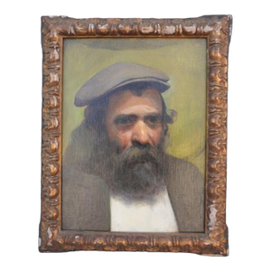 Portrait of a Man by Angelo Vianello, Oil on Masonite
