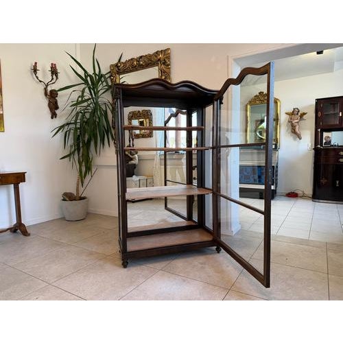 Antique Biedermeier Display Cabinet, 1865 For Sale - Image 3 of 18