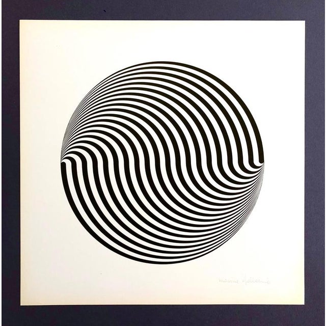 Marina Apollonio, Dinamica Circolare, 1966, Paper For Sale - Image 3 of 4