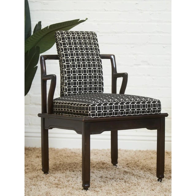 Monteverdi-Young Mid 20th Century Geometric Styled After Monte Verde Young Hollywood Regency Chairs- Set of 2 For Sale - Image 4 of 10