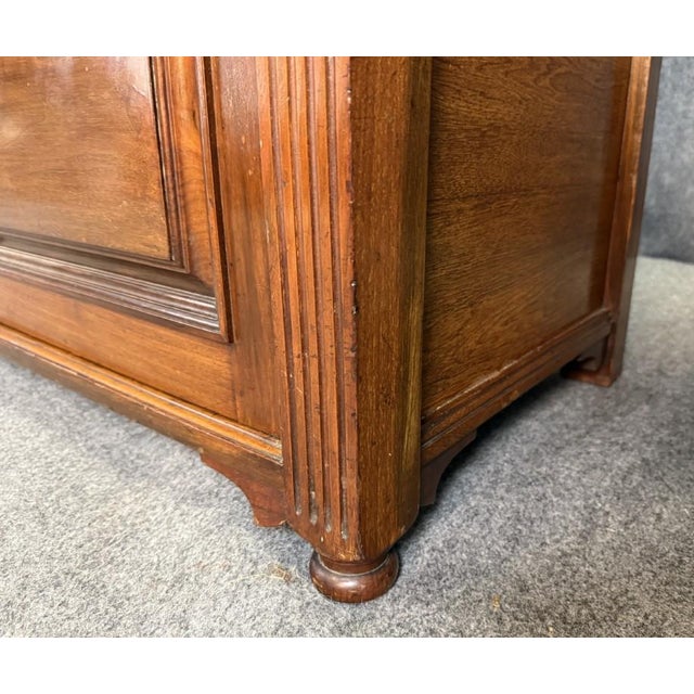 19th Century Solid Walnut Two Tier Server For Sale - Image 12 of 15