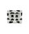 Ceramic ashtray, in the manner of Piero Fornasetti France 1970s Top hats pattern H 4 cm - 17 × 19 cm Conditions:...