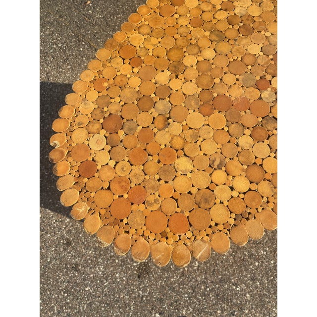 Wood Late 20th Century McGuire Style Sheaf of Wheat Dining Table For Sale - Image 7 of 11