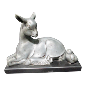 Art Deco Pewter Sculpture Circa 30s