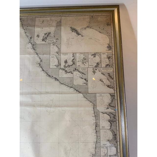 Chart of West Coast of South America by James Imray and Son For Sale In Boston - Image 6 of 10