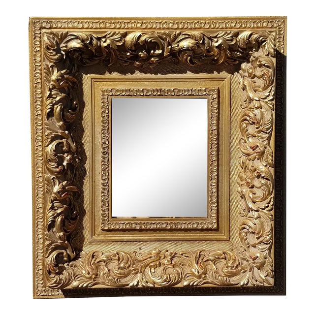 Vintage French Provincial Gold Ornate Rococo Picture Frame 2