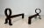 1950s French Wrought Iron Andirons - a Pair For Sale - Image 9 of 12