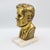 Mid-Century Modern 1960s John F. Kennedy JFK Bust Sculpture in Bronze and Marble. Made in Usa For Sale - Image 3 of 7
