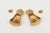 Gold Vintage Steven Vaubel Gold Plated Sculptural Pierced Dangle Earrings, 1980's For Sale - Image 8 of 10