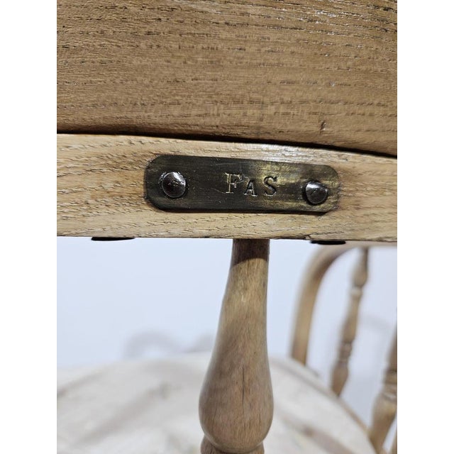 Antique Rustic Captain's Chair, 19th Century For Sale - Image 5 of 11