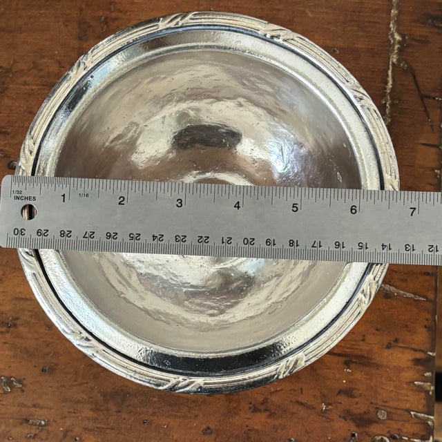 Vintage SilverPlate Pedestal Bowl Las Vegas Dunes Hotel For Sale - Image 9 of 10