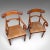 Wood Pair of Antique Morning Room Chairs, English, Elbow Seat, Regency, Circa 1820 For Sale - Image 7 of 12