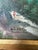 Vintage Mediterranean Coastal Oil on Canvas Painting - Framed For Sale - Image 9 of 13