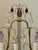 Gold Pair Antique Bronze French Amethyst Crystal Candelabra Lamp Girandoles Lyre Back For Sale - Image 8 of 8