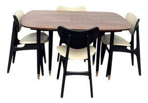 Mid-Century Extending Dining Table and Chairs from G-Plan, Set of 5
