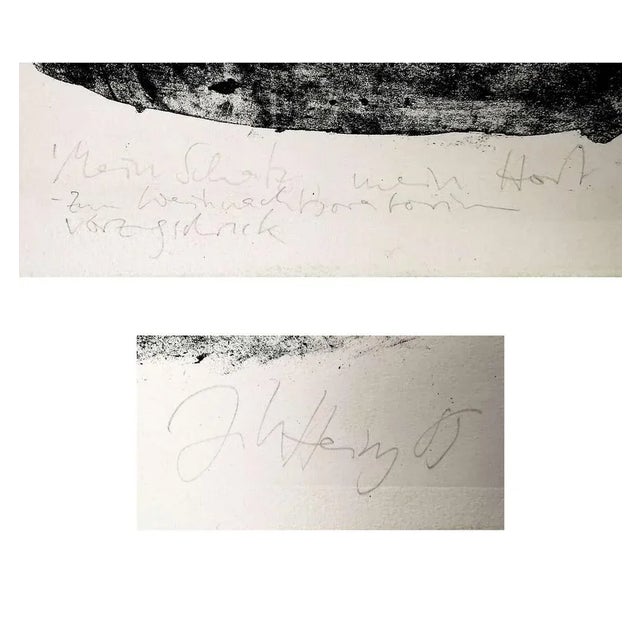 Johannes Heisig, My Treasure, My Sanctuary, 1985, Lithograph For Sale - Image 4 of 5