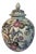 Large Vintage Chinoiserie Plum Tree Chinese Porcelain Ginger Jar For Sale