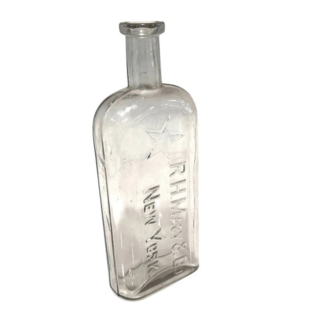 Antique hard-to-find RH Macy's apothecary or liquor bottle likely from the 1920's or 1930's. Acquired around 2001 from a...