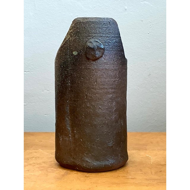 Vintage Handcrafted Earthenware Vessel For Sale - Image 10 of 12