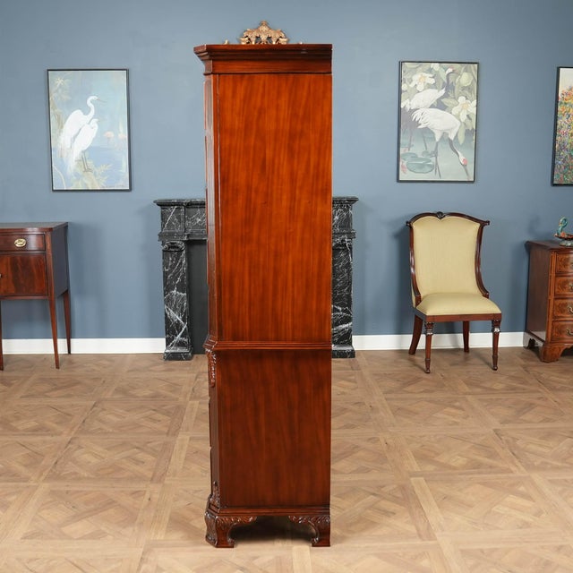 Niagara Furniture Mahogany Chippendale Tall Chest For Sale - Image 10 of 14