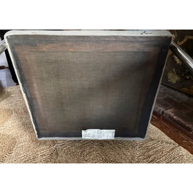 Mid Century Knoll International Brno Tubular Chrome Cantilever Chairs - Signed and Dated 1979 For Sale - Image 12 of 17